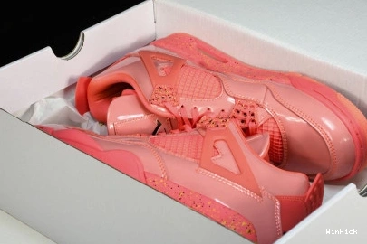 RETRO AQ9128-600 WMNS NRG AIR BLACK-VOLT' PUNCH 'HOT JORDAN 4 0808
